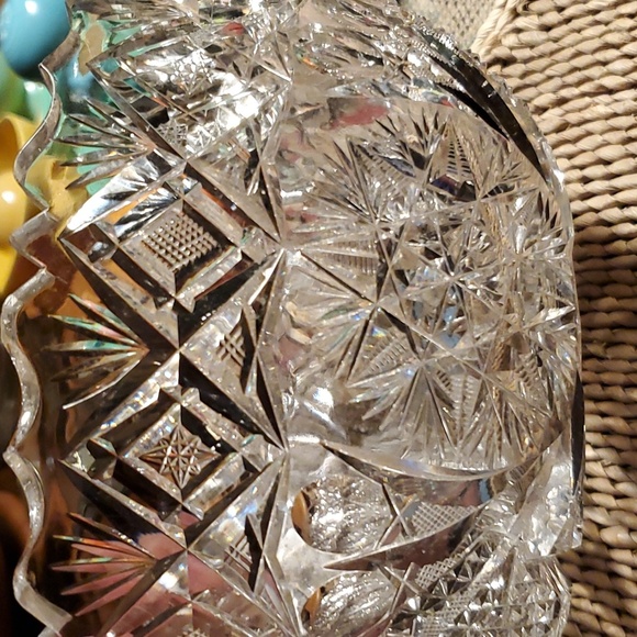 💥SOLD💥Large Antique Lead Crystal Bowl - Picture 5 of 14